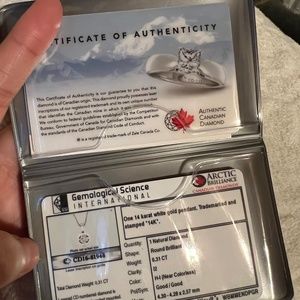 Canadian Diamond Pendant 14kt WG